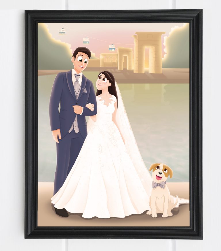 Retrato boda personalizado