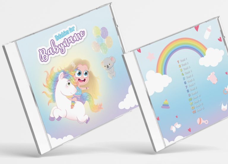 Ilustración personalizada para CD de nanas